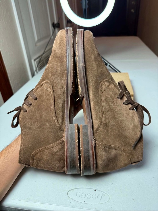John Varvatos CLAY BROWN Portland Chukka Boot SZ US 10 damage soles main image 8